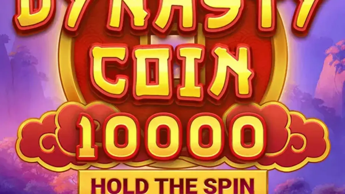 Tampilan visual slot Dynasty Coin 10,000 dengan latar belakang kuil Tiongkok yang megah.